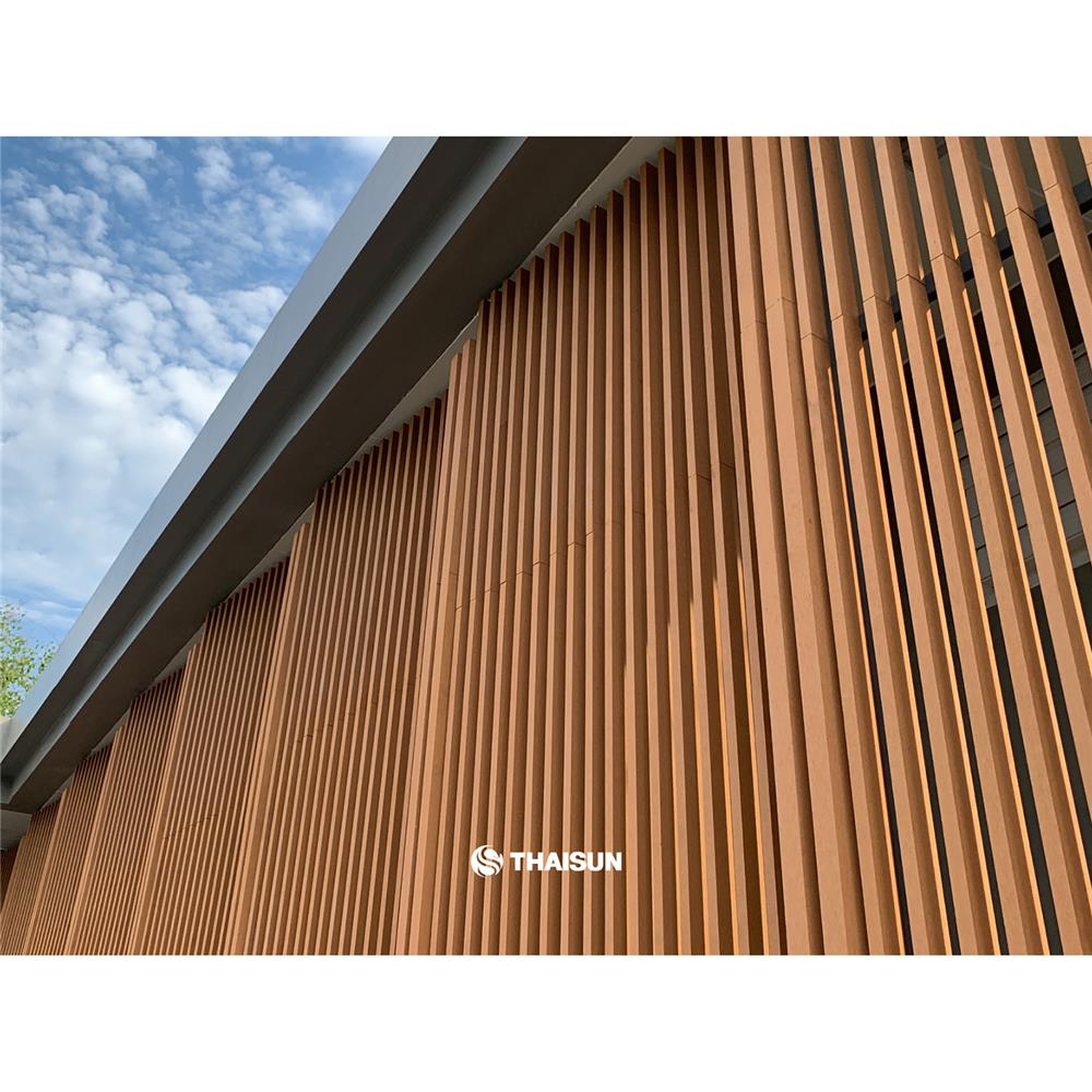 ไม้ระแนงกลวง THAISUN MDRH01-1 2.5x10x300 ซม. สีไม้สัก