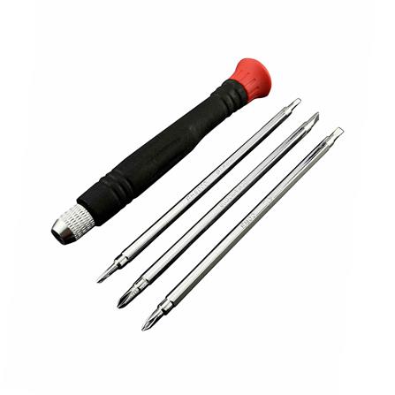 ชุดไขควงซ่อมนาฬิกา 4 หัว ด้ามพลาสติก HACHI