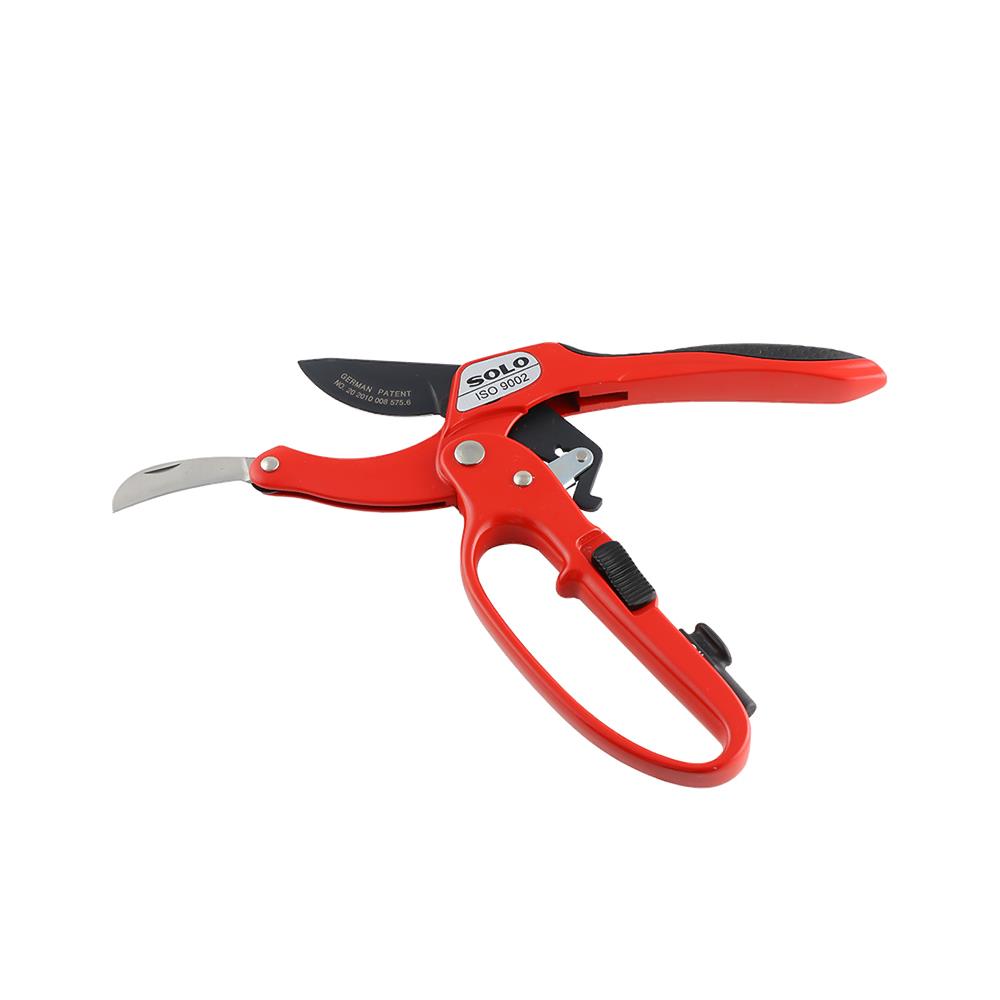 กรรไกรแต่งกิ่ง 3 จังหวะ มีใบมีดสเตนเลส SOLO 3130-4F