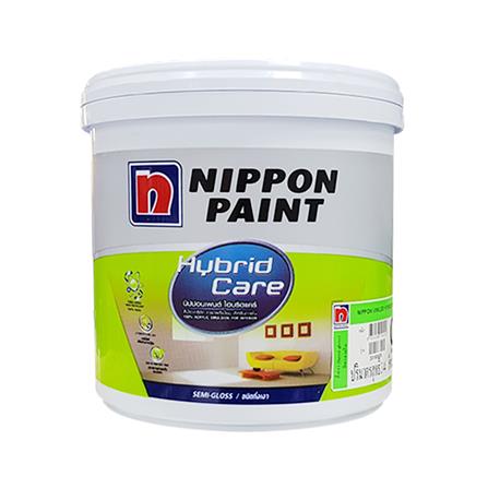 สีน้ำทาภายใน ชนิดกึ่งเงา NIPPON PAINT HYBRIDCARE BASE C 1 แกลลอน