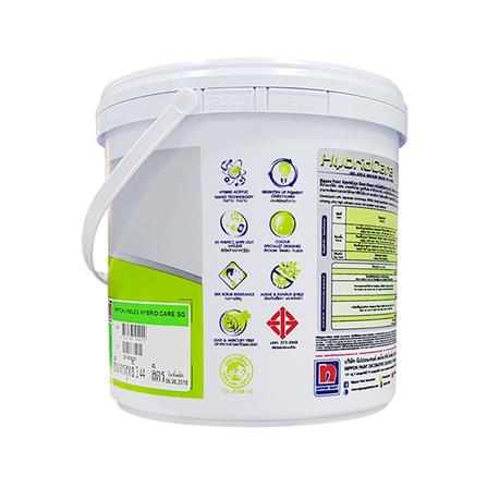 สีน้ำทาภายใน ชนิดกึ่งเงา NIPPON PAINT HYBRIDCARE BASE C 1 แกลลอน_1