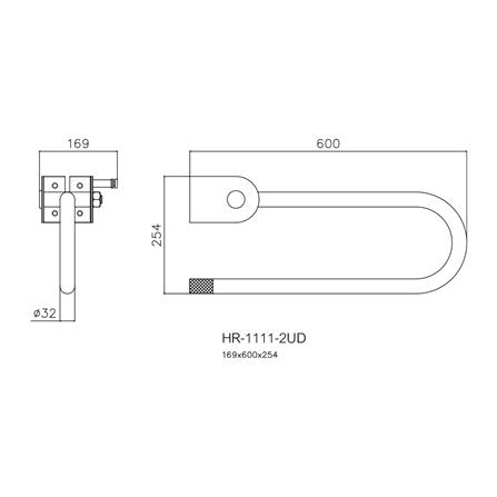 ราวมือจับกันลื่น โยกขึ้นลง WS HR-1111-2-UD_3