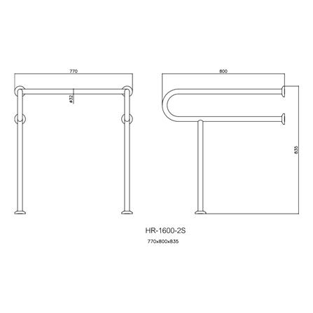 ราวมือจับกันลื่น WS HR-1600-2S_1