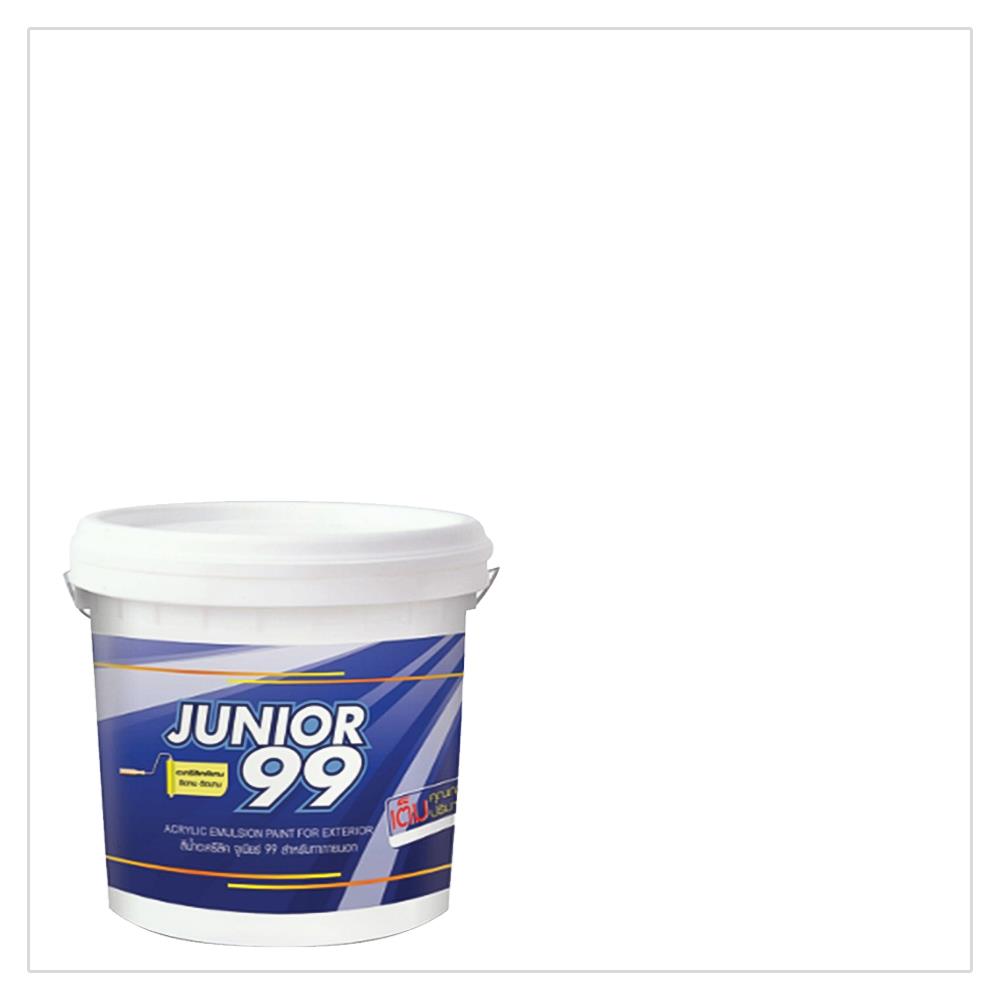 สีน้ำทาภายนอก NIPPON PAINT JUNIOR99 สีขาว ด้าน 5 แกลลอน