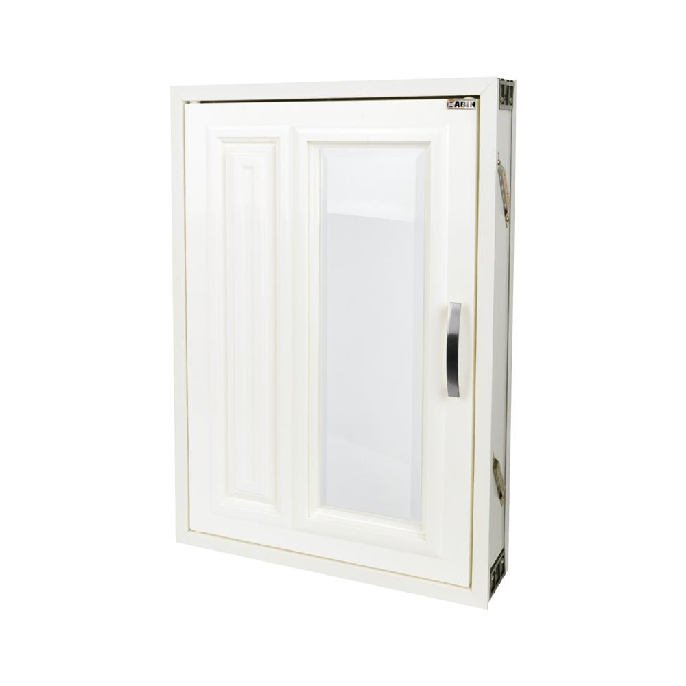 บานซิงค์ CABIN กระจก+ลูกฟัก 44x64 ซม. สีครีม