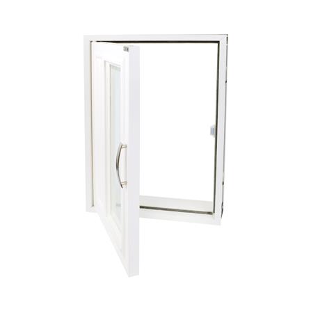 บานซิงค์ CABIN กระจก+ลูกฟัก 44x64 ซม. สีครีม_2