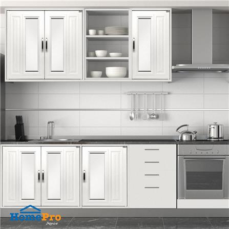 บานซิงค์ CABIN กระจก+ลูกฟัก 84x64 ซม. สีครีม_4