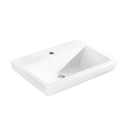 อ่างล้างหน้าฝังครึ่งเคาน์เตอร์ KOHLER K-14715X-1G สีขาว_0