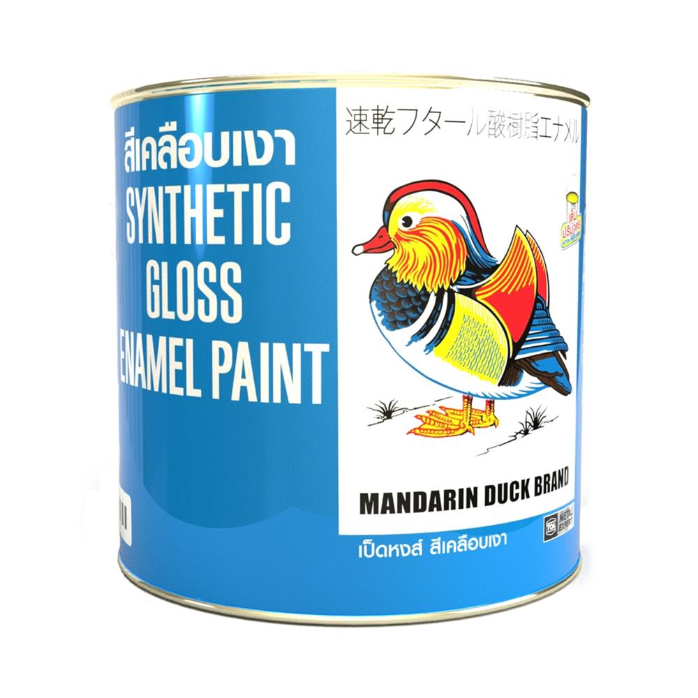 สีน้ำมัน TOA เป็ดหงส์ M654 สีเขียว เงา 1 แกลลอน