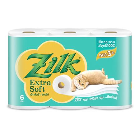 กระดาษชำระ ZILK EXTRA SOFT แพ็ค6_0