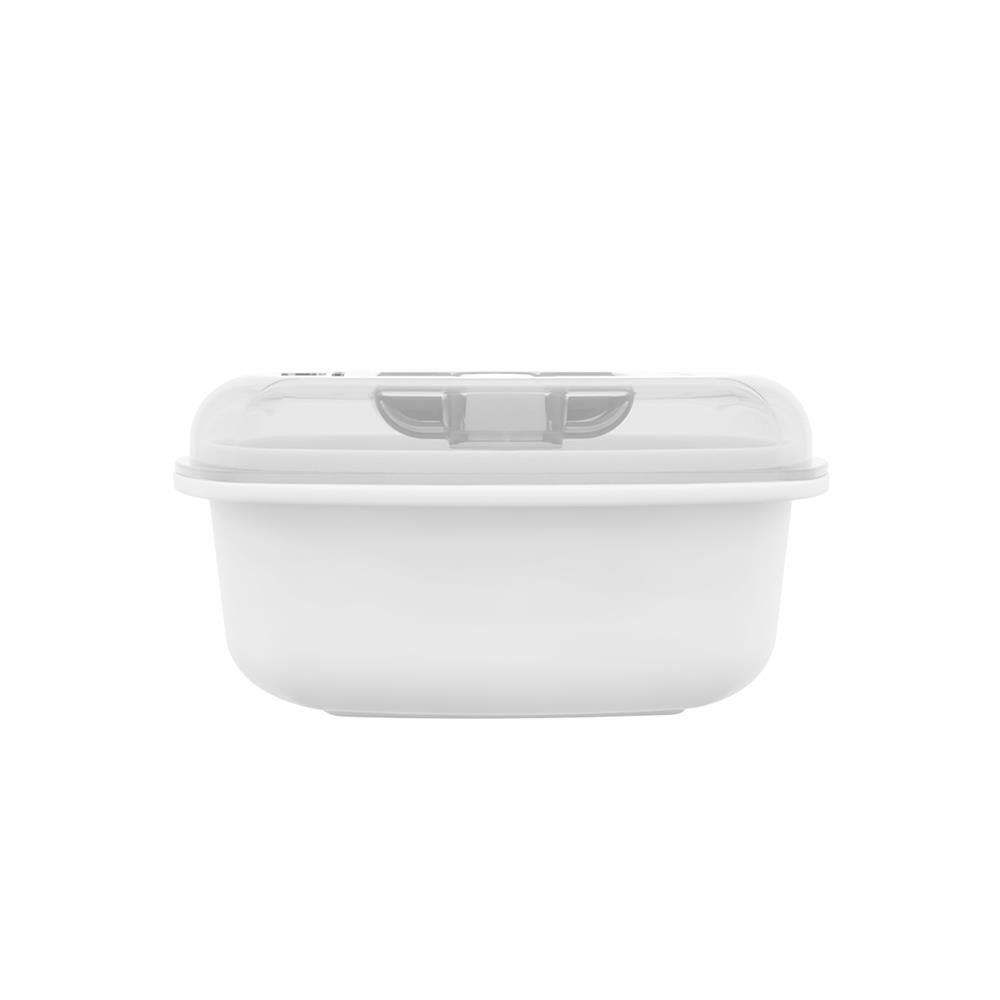 กล่องอาหารไมโครเวฟเหลี่ยม DOUBLE LOCK 1631 0.8 ลิตร