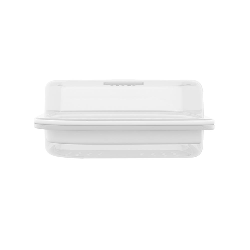 กล่องอาหารไมโครเวฟเหลี่ยม DOUBLE LOCK 1639 2.5 ลิตร