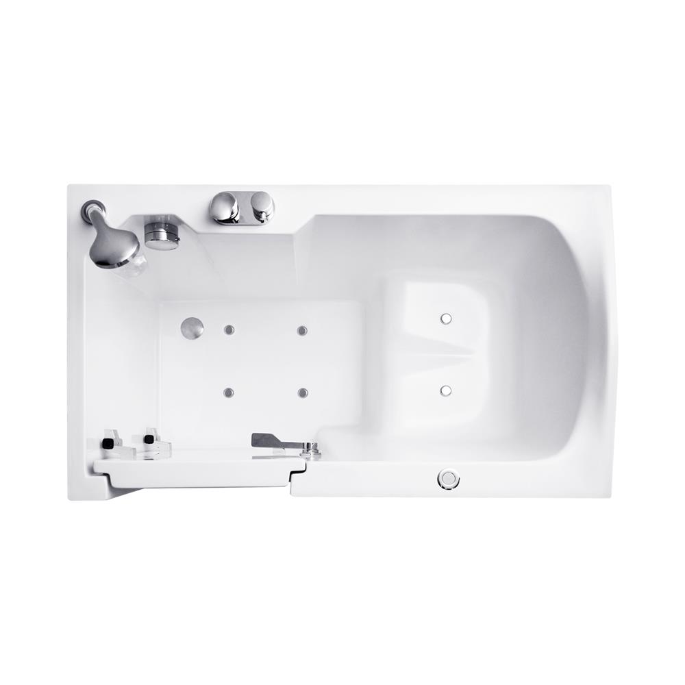 อ่างอาบน้ำวนและอัดอากาศ CRISTINA CT-BELLA120070 120 ซม. สีขาว