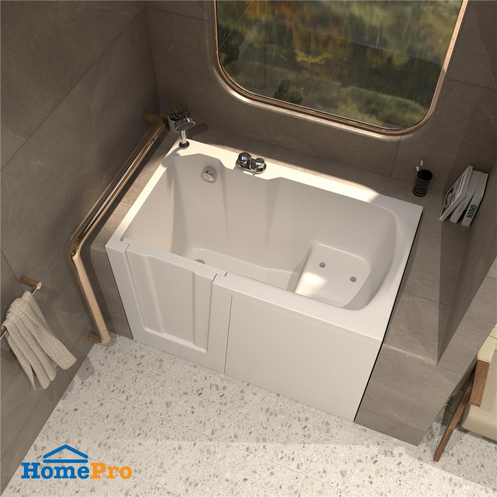 อ่างอาบน้ำวนและอัดอากาศ CRISTINA CT-BELLA120070 120 ซม. สีขาว