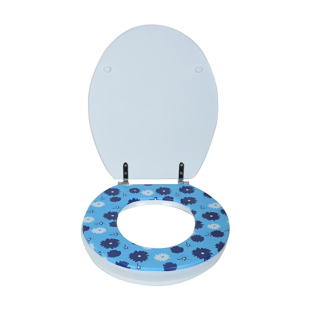 แผ่นรองฝารองนั่ง MOYA S-106 ดอกไม้