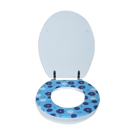 แผ่นรองฝารองนั่ง MOYA S-106 ดอกไม้_2