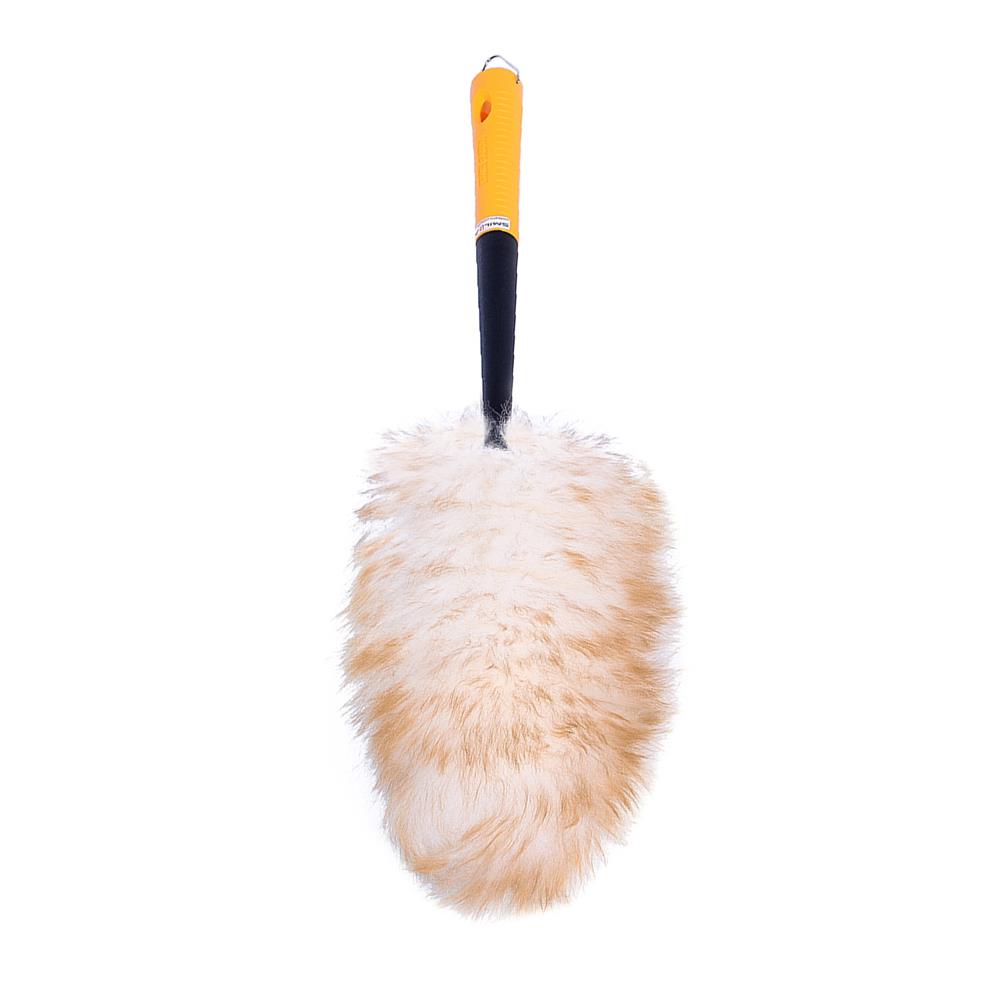 ไม้ปัดฝุ่นขนแกะ SMILE ARM SM056 4 นิ้ว สีเหลือง