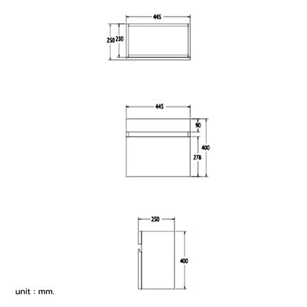 เคาน์เตอร์ COTTO V0131 สีดำ_1