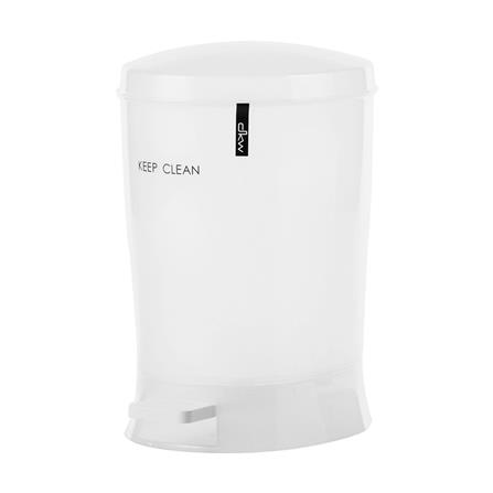 ถังขยะเหยียบรี HH2510P ขนาด 12L สีขาว