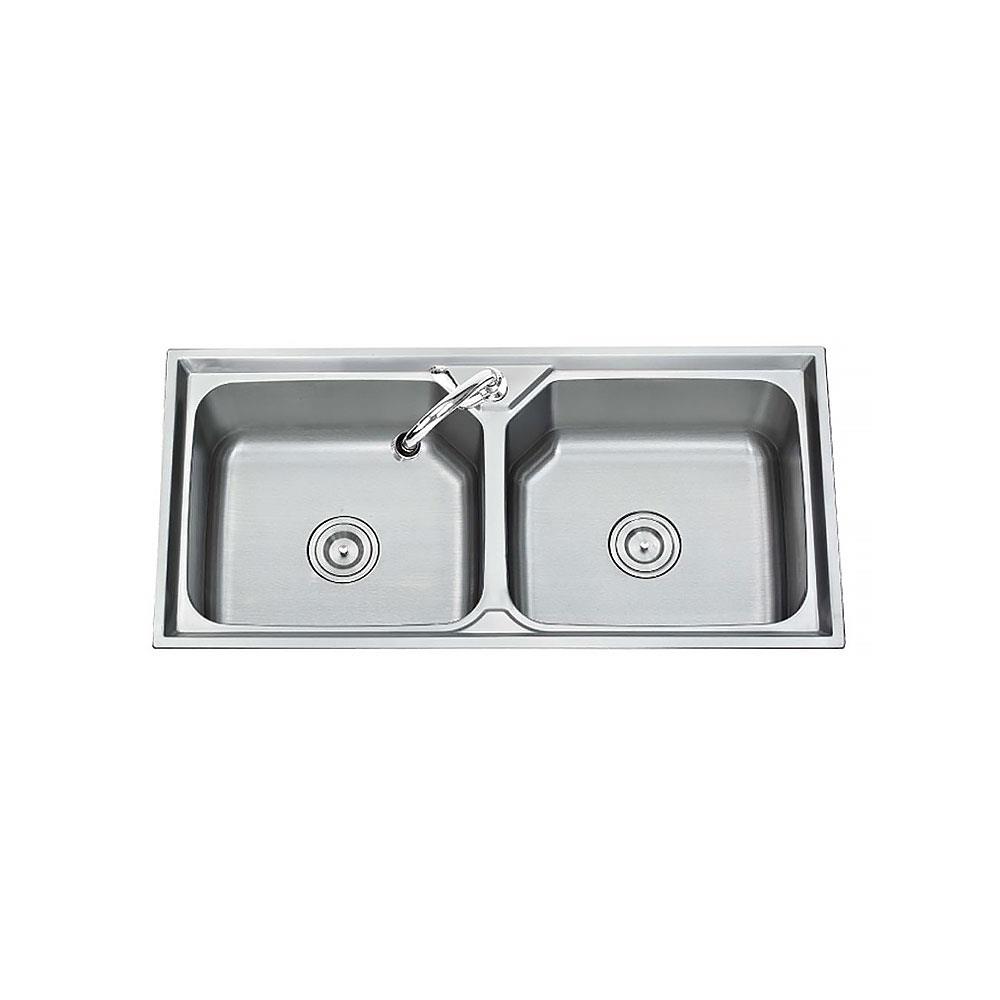 ซิงค์ฝัง 2หลุม TECNOSTAR 201000