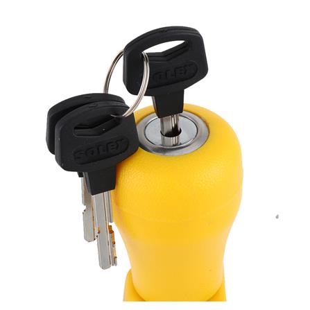 กุญแจล็อกคลัตช์และเบรค SOLEX AM999 สีเหลือง/ดำ_3