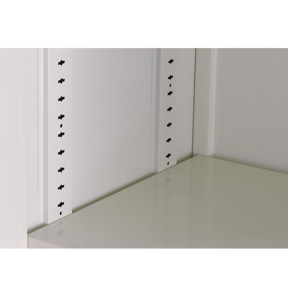 ตู้เหล็กสูงบานเลื่อนกระจก KIOSK SGD-18 สีฟ้า