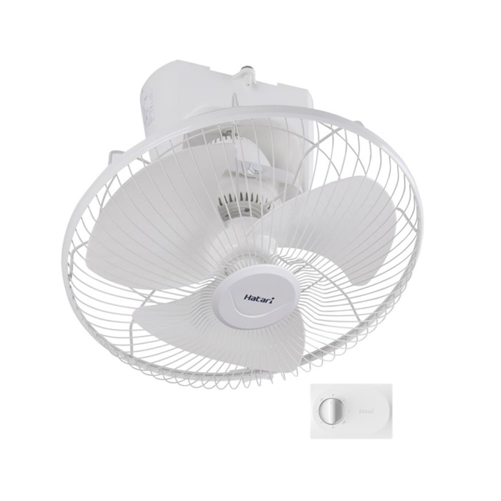 พัดลมติดเพดาน 16 นิ้ว HATARI HT-C16M8(N) สีขาว