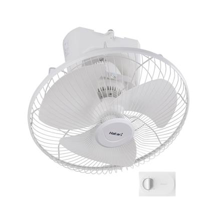 พัดลมติดเพดาน 16 นิ้ว HATARI HT-C16M8(N) สีขาว_0