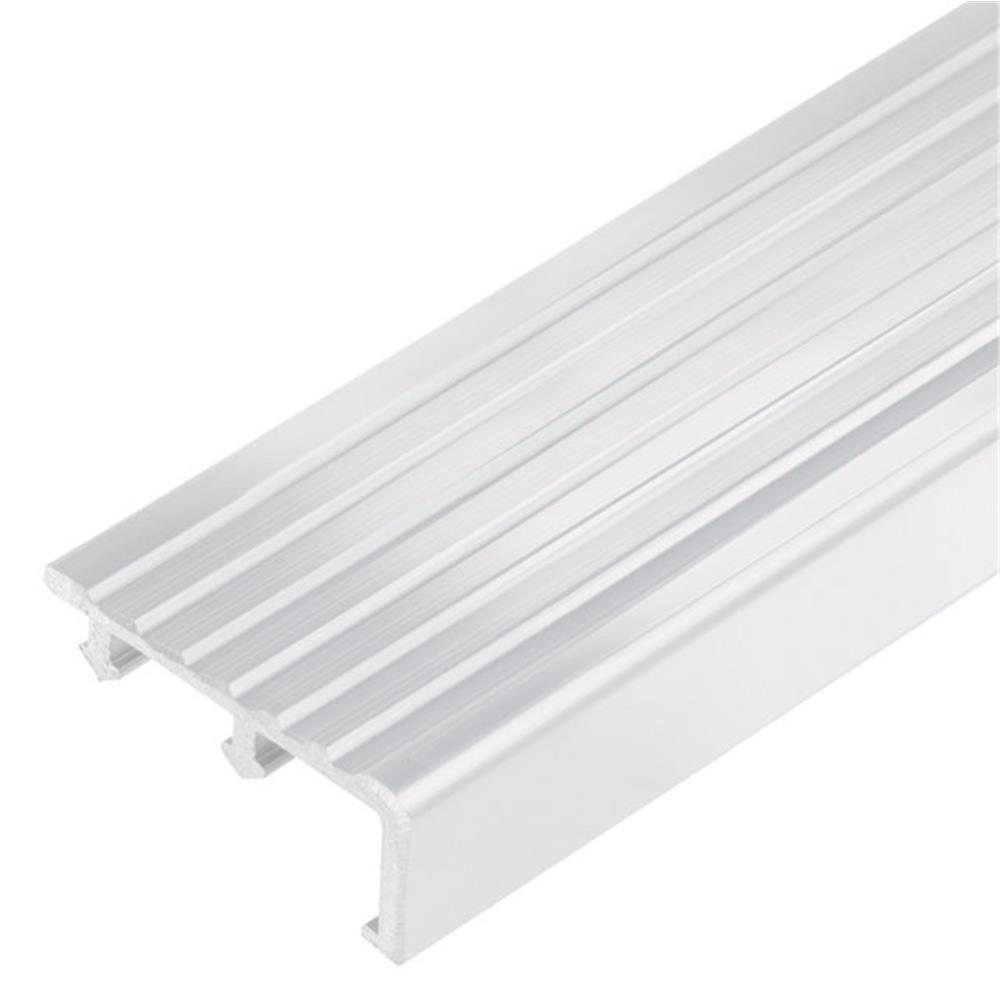 จมูกบันไดอะลูมิเนียม DP DNHG 502501 5 ซม. 2.5 ม. สีเงิน