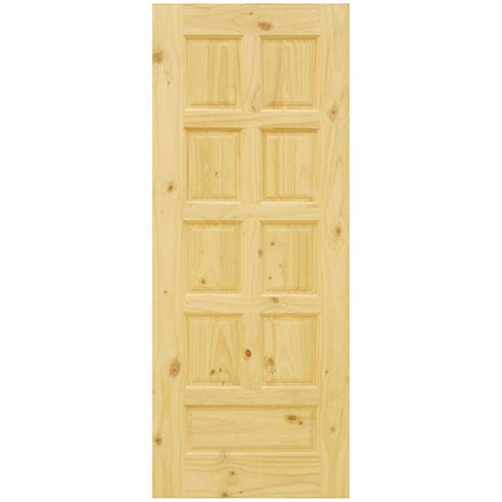 ประตูไม้สนนิวซีแลนด์ D2D ECO PINE-002 80x200 ซม.