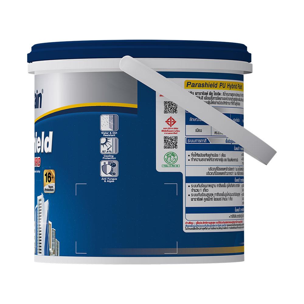 สีน้ำทาภายนอก ชนิดกึ่งเงา CAPTAIN PARASHIELD PU HYBRID BASE D 1 แกลลอน