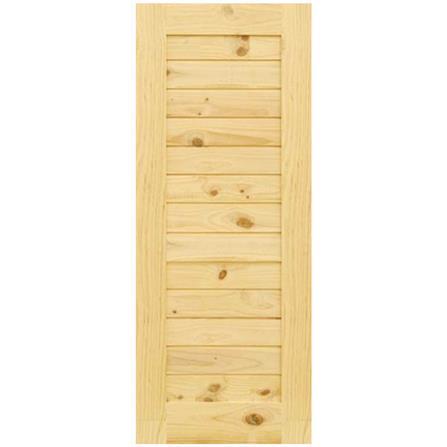 ประตูไม้สนนิวซีแลนด์ D2D ECO PINE-001 80X200 ซม._0