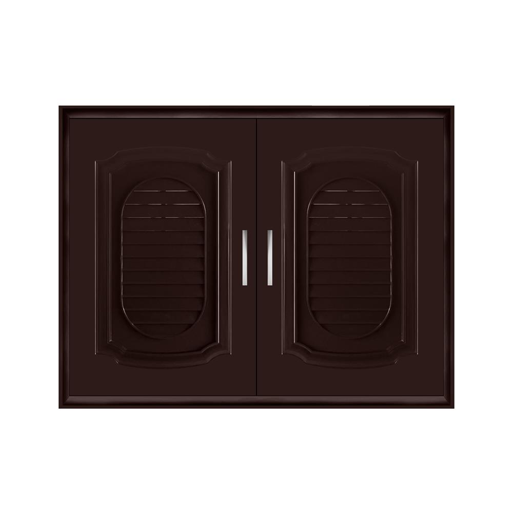 บานซิงค์ QUEEN เกล็ดแก้ว 85 x 65 ซม. สีโอ๊ค