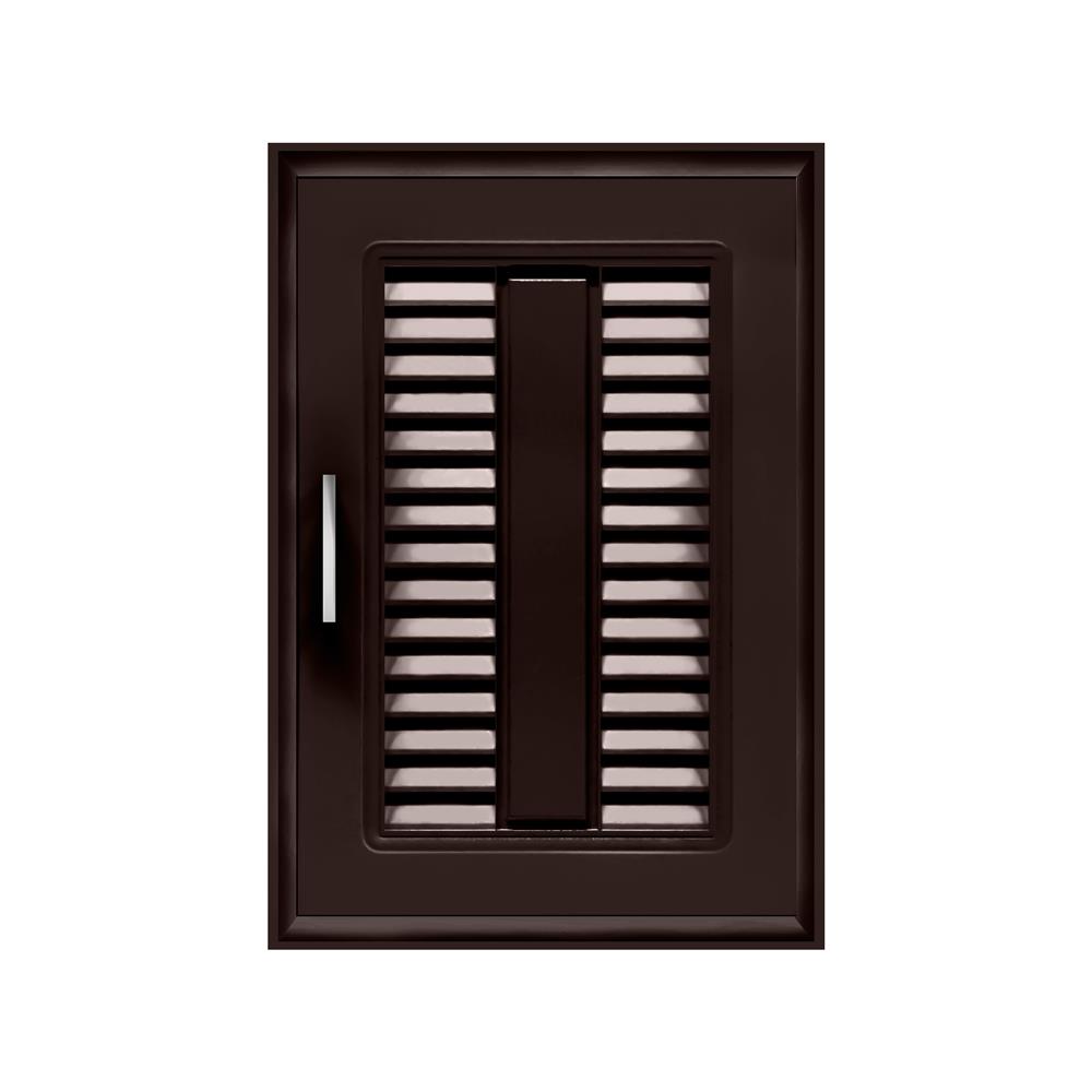 บานซิงค์ QUEEN เกล็ดมณี 45x65 ซม. สีไม้โอ๊ค