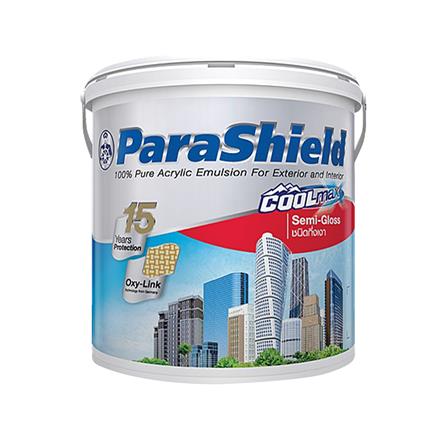 สีน้ำทาภายนอก ชนิดกึ่งเงา CAPTAIN PARASHIELD COOLMAX BASE B 1/4 แกลลอน_0