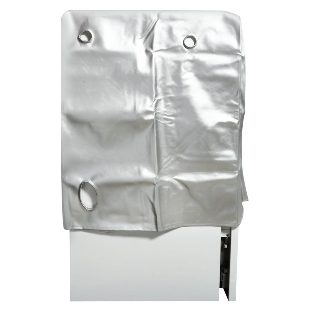 ผ้าคลุมเครื่องซักผ้าฝาหน้า 10 กก. CKR PLASTIC CKR F-F002 65X65X85 ซม. สีเงินทึบ