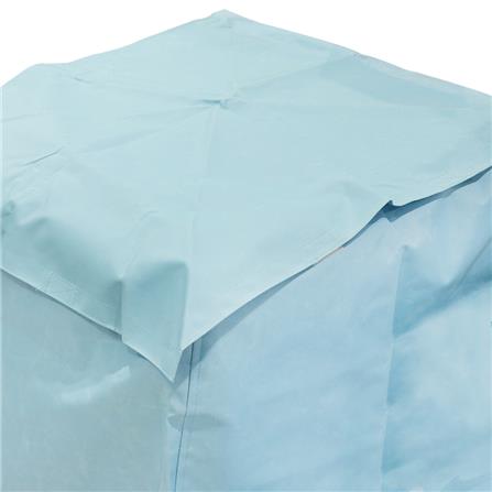 ผ้าคลุมเครื่องซักผ้าฝาบน 10 กก. CKR PLASTIC F-T004 70X74X110 ซม. สีฟ้าทึบ_1