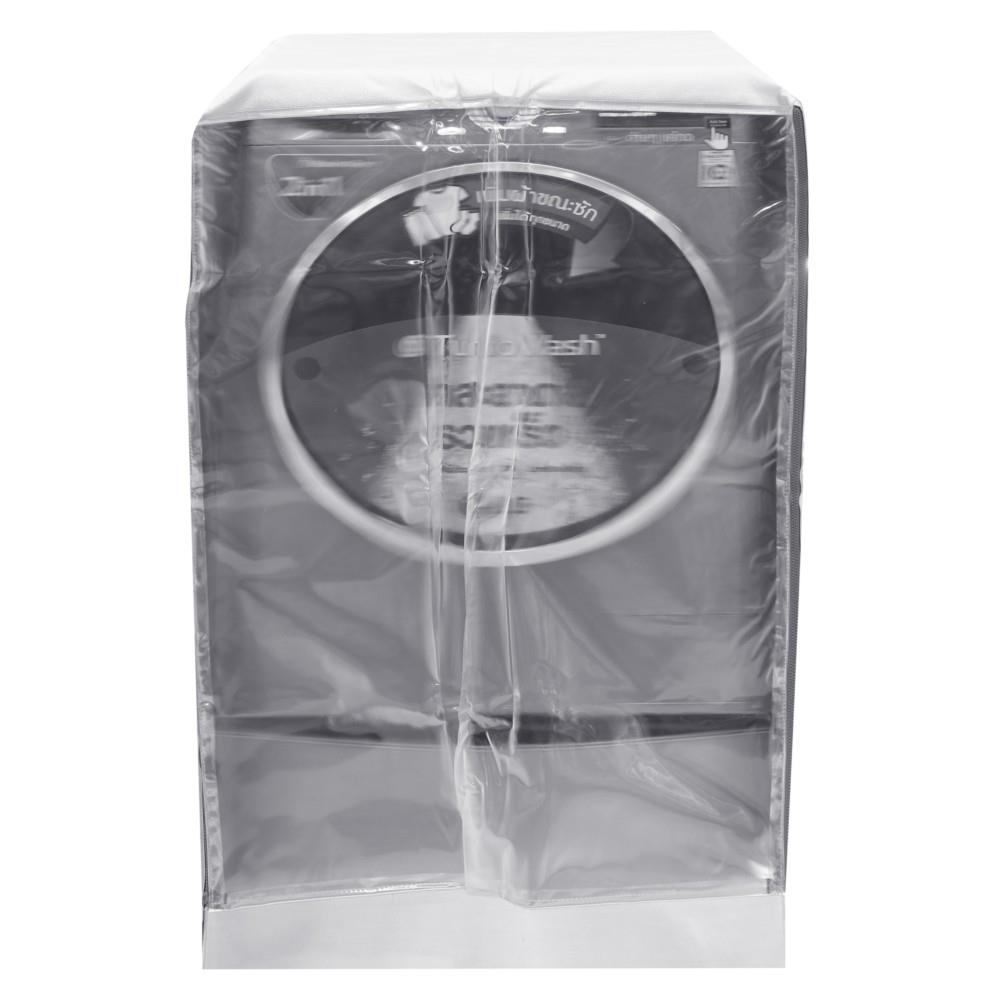 ผ้าคลุมเครื่องซักผ้าฝาหน้า 14-21 กก. CKR PLASTIC F-F003 70X74X100 ซม. สีเงินใส