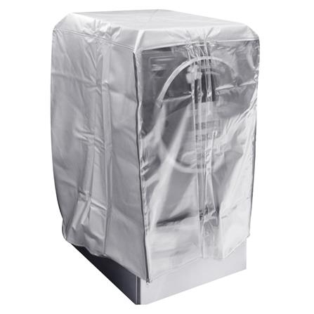 ผ้าคลุมเครื่องซักผ้าฝาหน้า 14-21 กก. CKR PLASTIC F-F003 70X74X100 ซม. สีเงินใส_1