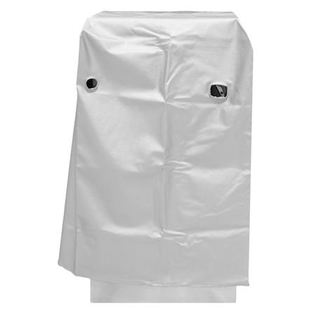 ผ้าคลุมเครื่องซักผ้าฝาหน้า 14-21 กก. CKR PLASTIC F-F003 70X74X100 ซม. สีเงินใส_2