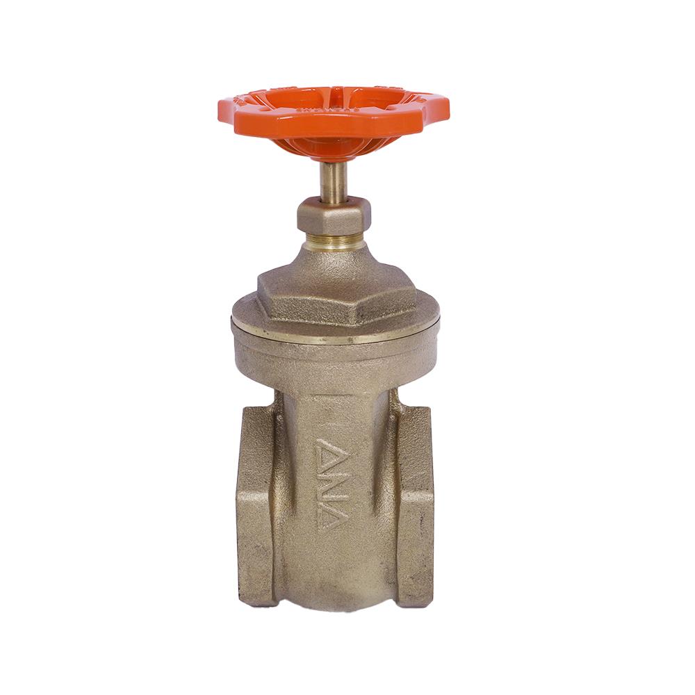 ประตูน้ำทองเหลือง ANA 3 นิ้ว สีส้ม