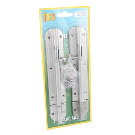 กลอนทั่วไป JSS 426/360 6 นิ้ว สีสเตนเลส แพ็ก 2 ชิ้น_3