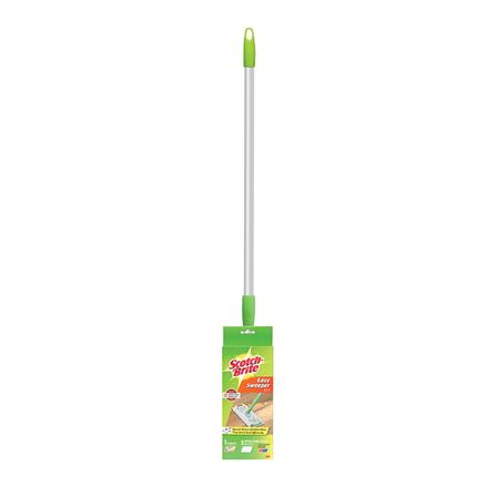 ไม้ม็อบดันฝุ่นอเนกประสงค์ SCOTCH-BRITE EASY SWEEPER STARTER KIT 11 นิ้ว สีเขียว