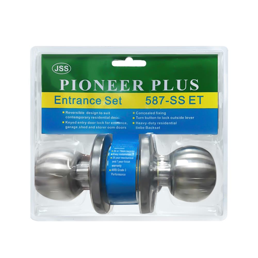 ลูกบิดทั่วไป หัวกลม JSS 587 สีสเตนเลส