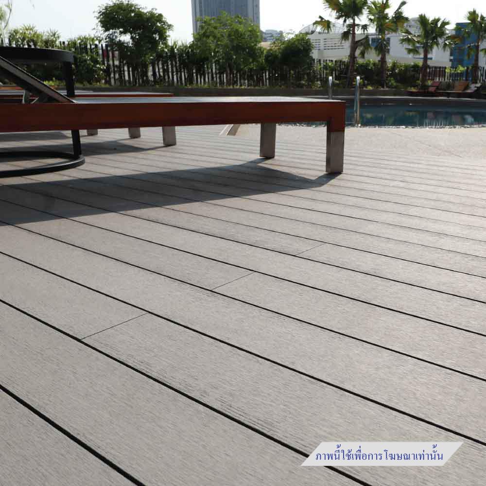 ไม้พื้น THAISUN 13.5X240X2.5 ซม. สีดำ