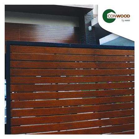 ไม้รั้ว หัวตัด CONWOOD ชัยพฤกษ์ หน้า 4 นิ้ว 10X100X1.6 ซม. สีขาวงาช้าง_4