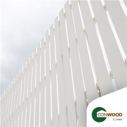 ไม้รั้ว หัวตัด CONWOOD ชัยพฤกษ์ หน้า 4 นิ้ว 10X100X1.6 ซม. สีขาวงาช้าง_5