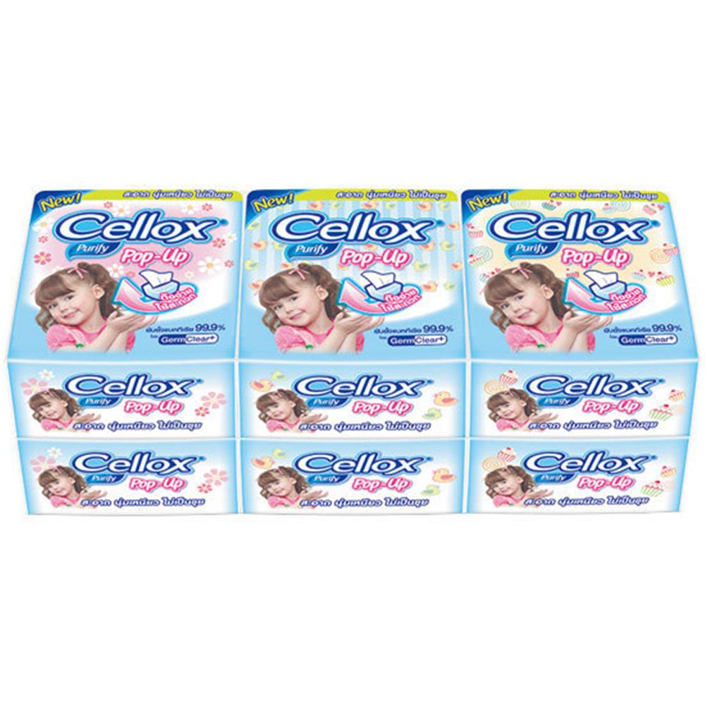 POP UP CELLOX POPUP 86 แผ่น แพ็ค6