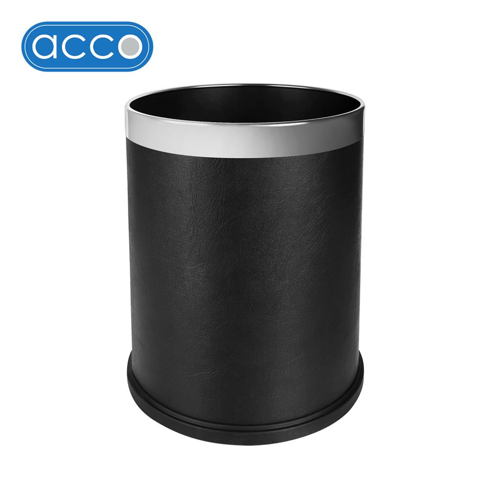 ถังขยะกลม ACCO ML-HP1201B ขนาด 9L สีดำ