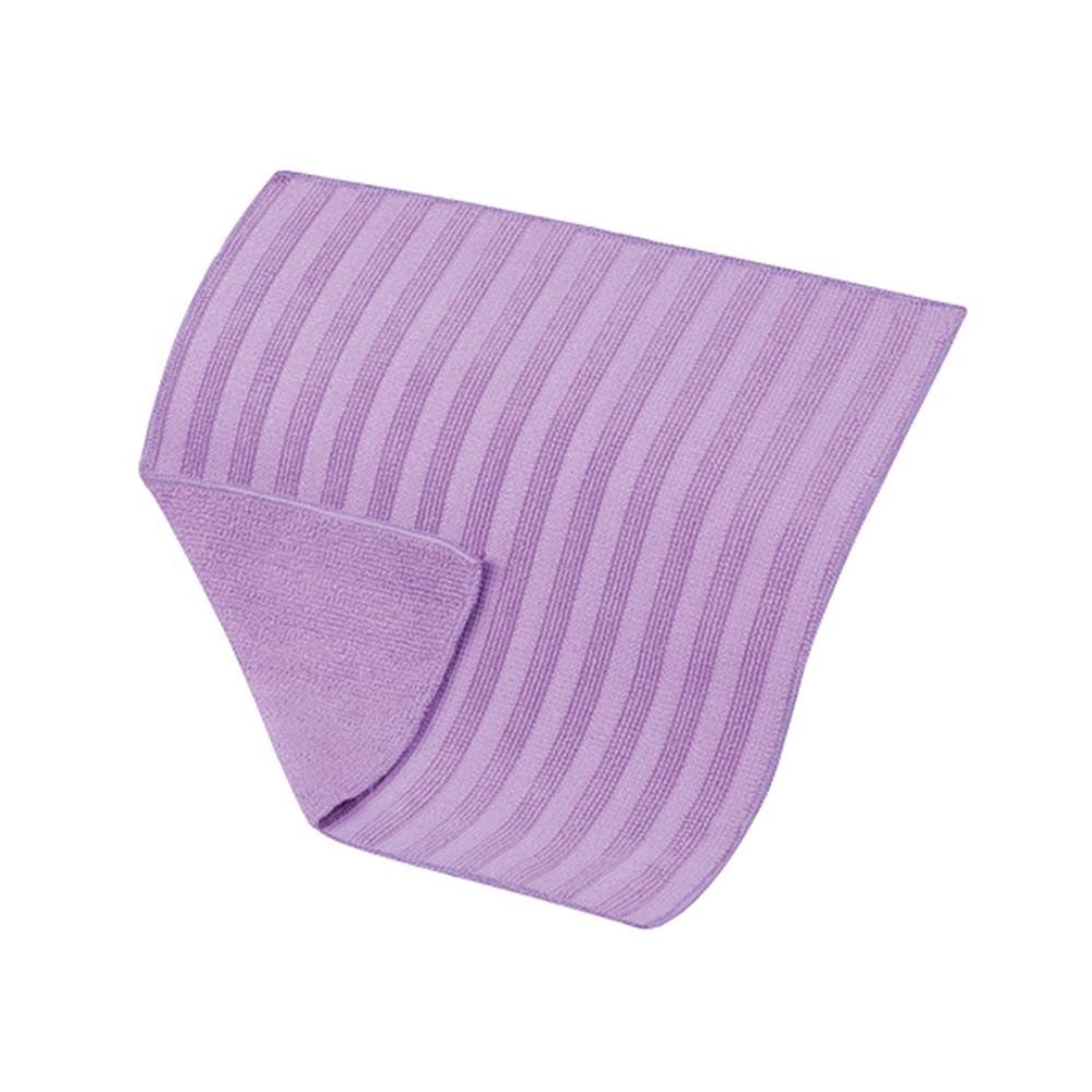 ผ้าไมโครไฟเบอร์ทำความสะอาดคราบมัน VILEDA 18x26cm สีม่วง